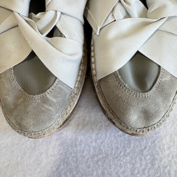FREE PEOPLE Chapmin Espadrille Sneaker in Gray/Ivory Sz. EU39 - Picture 8 of 9
